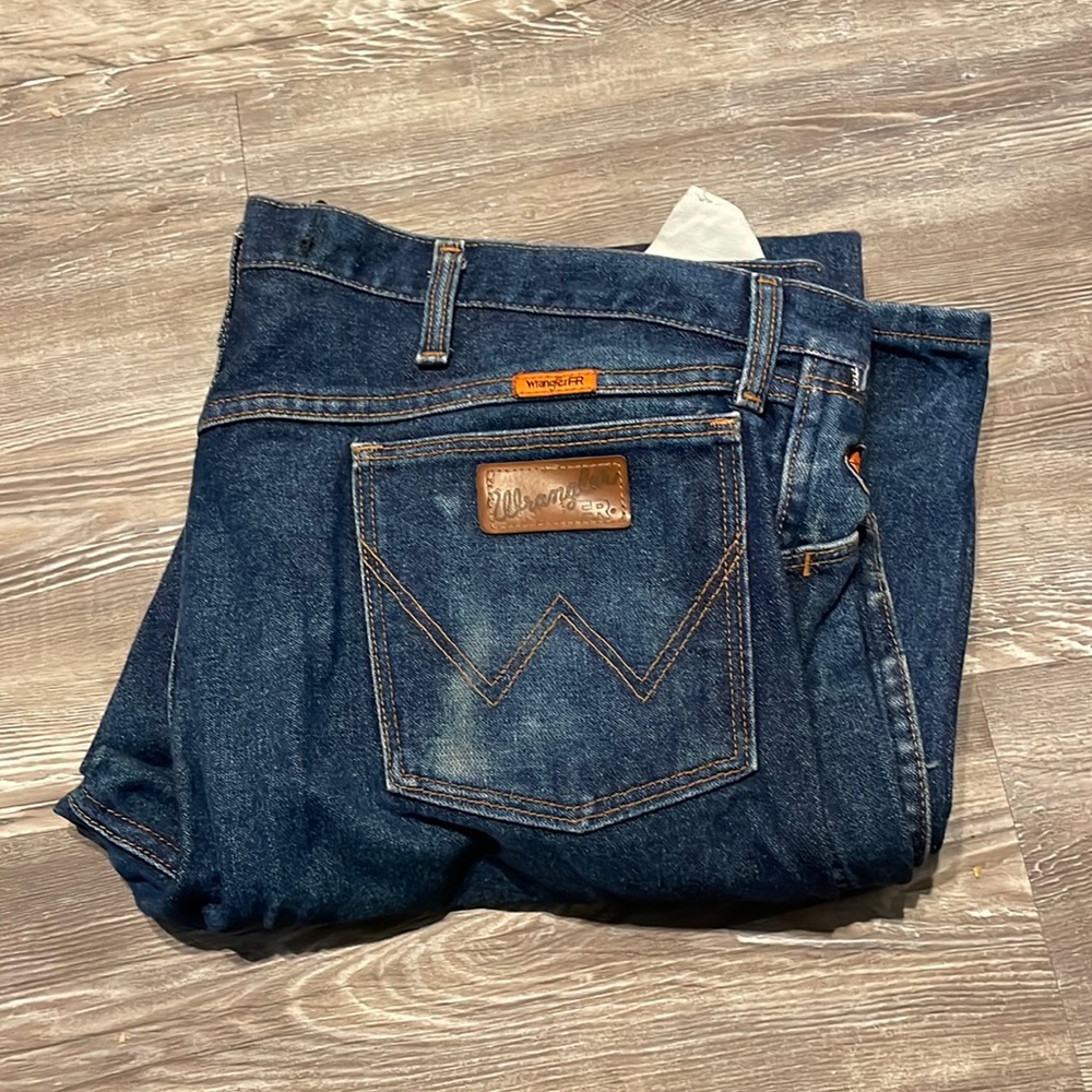 Wranglers Mens 40x32 Fire Retardant 13 Original Jeans